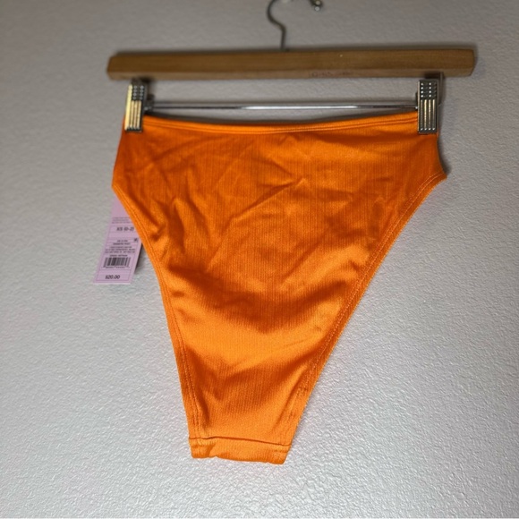 New Wild Fable Orange High-Waisted Bikini Bottom XS - Picture 4 of 10